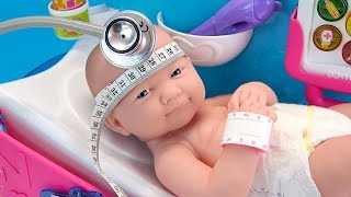 Reborn Doll Diana Checkup Doctor Visit Play Toys Baby Dolls [upl. by Riti]