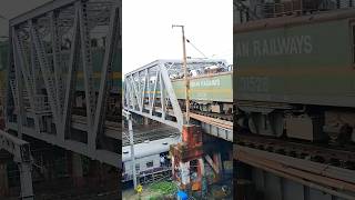 Rarest Trains crossing  Under Over The Bridge shorts [upl. by Nahtahoj726]