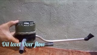 How to Make DiY Cement  Waste Used Oil Stove W Oil level Over flow EvGarbilao [upl. by Arahsal]