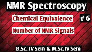 NMR Spectroscopy number of NMR Signalschemical Equivalence NOBLECHEMISTRY [upl. by Airitak692]