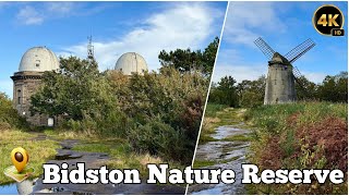 Bidston Hill Walk Tour in 4K  2024  Bidston Windmill  Bidston Observatory  Bidston Lighthouse [upl. by Ahsinnek]