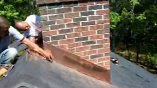 Copper Chimney Flashing [upl. by Giddings]