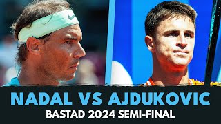 Rafael Nadal vs Duje Ajdukovic SemiFinal Highlights  Bastad 2024 [upl. by Ahsoem]