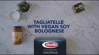 Tagliatelle with vegan soy Bolognese [upl. by Pasho327]