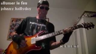 N° 97  tuto guitare  allumer le feu  johnny hallyday [upl. by Jackelyn]