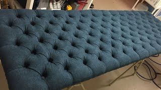 How to Make a Tufted Headboard [upl. by Nutter265]