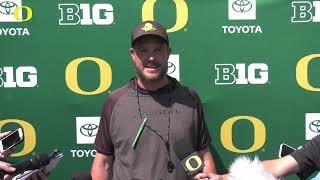 Dan Lanning  Fall Camp  Day 9 [upl. by Lleuqram]