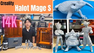 Creality Halot Mage S 14K resin 3D printer Review [upl. by Yznyl925]