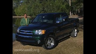 Motorweek 2004 Toyota Tundra Double Cab Road Test [upl. by Yemrots]