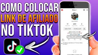 COMO COLOCAR LINK DE AFILIADO NO TIKTOK [upl. by Booze272]