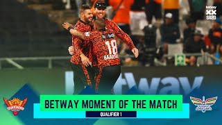 Aiden Markham  Qualifier 1  Betway Moment of the Match  Betway SA20 [upl. by Myrwyn]