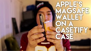 Apple’s MagSafe Wallet on a Casetify Case 🤨 [upl. by Bidle]