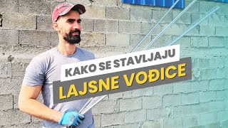 Malterisanje zidova 2 deo  Postavljanje lajsni vođica  Renoviranje salonca ep 5 [upl. by Tania]