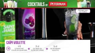 Recette Cocktail  Caïpi Violette [upl. by Lorrad]