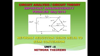 Star to delta conversion problem  Delta to star conversion problem  Circuit analysis [upl. by Adi361]