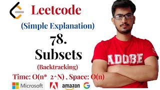 78 Subsets  LeetCode Problem  Backtracking [upl. by Sathrum]