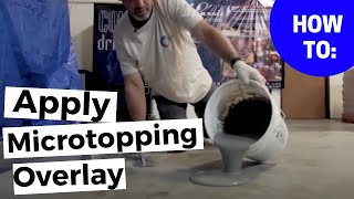 How To Apply Our Micro Topping Overlay  Classic Coating Systems [upl. by Dirfliw]