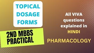 Topical dosage forms pharmacology practical [upl. by Roselia524]