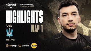 Eternal Fire vs MONTE  MAP 1 VERTIGO  HIGHLIGHTS  ESL Challenger Jönköping 2023 Grand Finals [upl. by Talya]