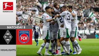 Borussia Mgladbach  Heidenheim  21  Zusammenfassung  Bundesliga 202324  Gladbach Heidenheim [upl. by Nosnev]