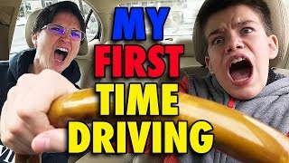 My First Time Driving Uh Oh Watch Out [upl. by Honoria]