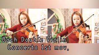 Bach Double violin Concerto 1st movSuzuki violin Vol4 [upl. by Yromas]