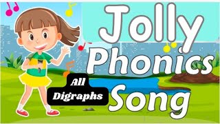 Jolly Phonics all Digraphs Songs with lyrics  Learn digraphs sounds [upl. by Opportina473]