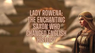 Lady Rowena The Enchanting Saxon Who Changed English History [upl. by Eseer]