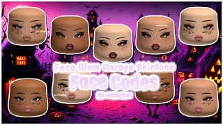 Berry Avenue Halloween Face Codes Skintones Cheeks Glam Garage 💜💛  roblox Bloxburg brookhaven [upl. by Noek]