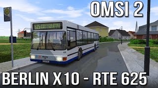 OMSI 2  Berlin X10  Route 625 [upl. by Aramenta]