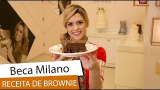 Beca Milano ensina receita de brownie [upl. by Edvard274]