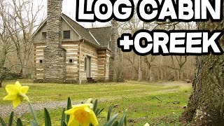 Artist Retreat Sugar Creek Log Cabin 23 acres creek Kentucky  Brad Simmons [upl. by Arua]