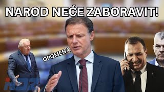 SVAĐA U SABORU Narod neće zaboravit [upl. by Deborah]