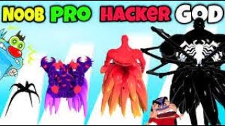 NOOB vs PRO vs HACKER  In Venom Run 3D  With Oggy And Jack ROCKINDIANGAMER funny [upl. by Newlin]