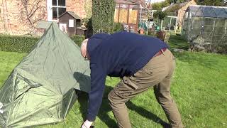 Outdoorer Trek Santiago one man tent review [upl. by Adekan839]