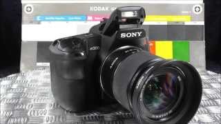 Sony α alpha DSLR A200 102 MP [upl. by Aicercal]