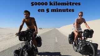 La route de la joie  Un tour du monde à vélo de 50000 kilomètres résumé en 5 minutes [upl. by Haem]