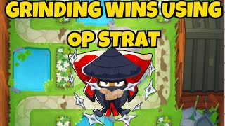 Using OP Strats to get infinite wins Bloons TD Battles 2 [upl. by Annaierb450]