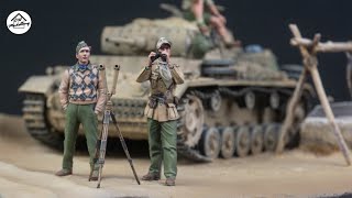 quotWasserquot  135 WW2 Desert Diorama [upl. by Artimas]