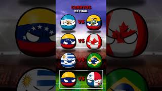 COLOMBIA en la COPA AMERICA 2024 countryballs [upl. by Tnilk]