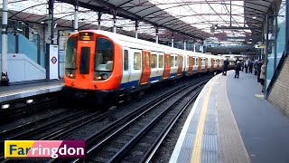 Farringdon  Circle  Hammersmith amp City  Metropolitan lines  London Underground  S8  S7 Stock [upl. by Nancie]