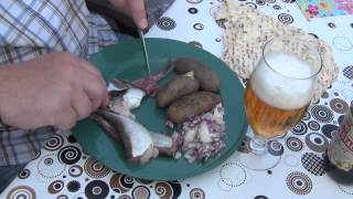 The traditional Swedish way to eat surströmming [upl. by Chee364]