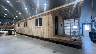 This tiny home is a monster Our largest build yet [upl. by Manny]