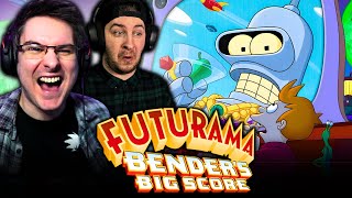 OUR FIRST TIME WATCHING BENDERS BIG SCORE THE MOVIE  FUTURAMA MOVIE REACTION [upl. by Carleton999]