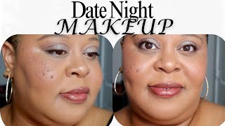 DATE NIGHT MAKEUP TUTORIALBLACK WOMENMAKEUP OVER 40 [upl. by Patty]