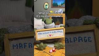 MrFrog gets his REVENGE on a video thief 💔🐸🪡 asmr cute frog [upl. by Ahsiekar]