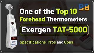 Exergen TAT5000 Forehead thermometer  Specifications Pros and cons [upl. by Nnasus]