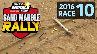 Sand Marble Rally 2016 Race 10  Jelles Marble Runs [upl. by Ennylhsa]