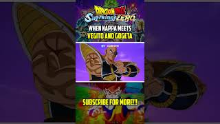 When Nappa Meets Vegito amp Gogeta🔥 dragonballzsparkingzero [upl. by Llenil446]