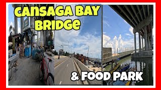 CANSAGA BAY BRIDGE amp FOOD PARK CONSOLACION  CEBU PHILIPPINES [upl. by Nohsad]